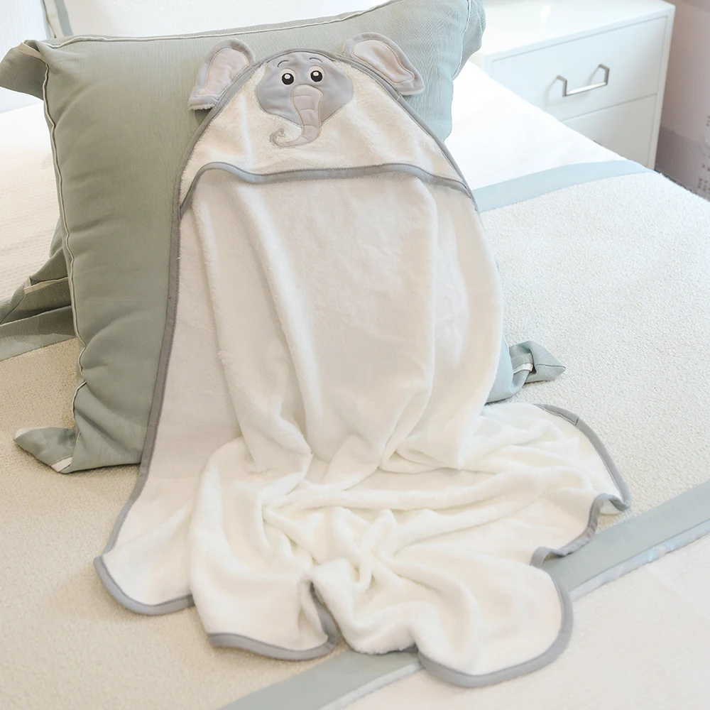 Best seller personalized hooded cheap baby hooded bath towel blanks fabric towel for baby hooded