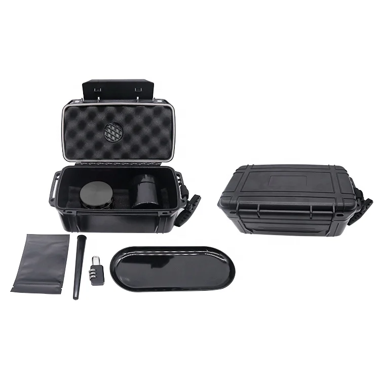 Smell Proof Hard Plastic Weed Herb Space CaseBox Container