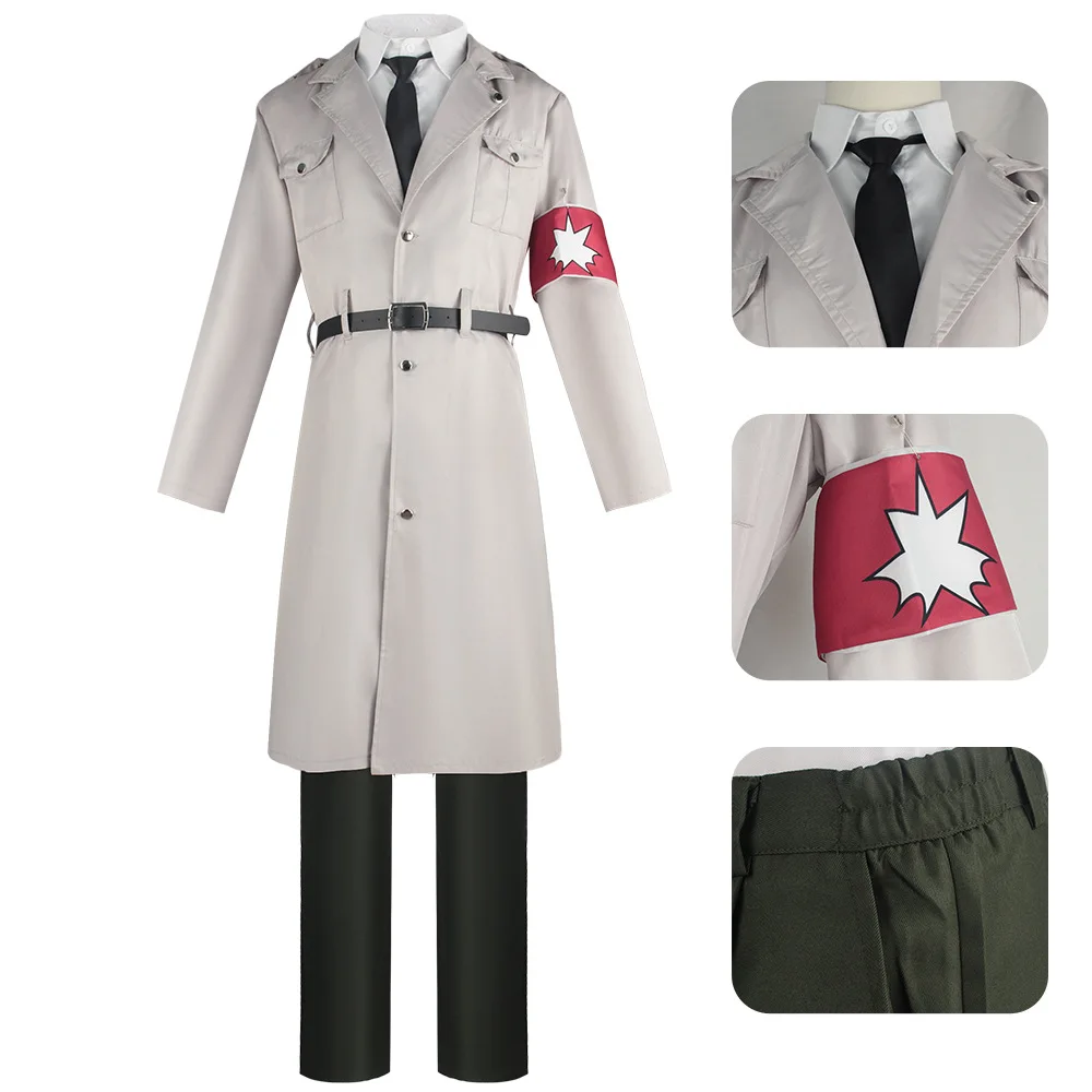 Attack on Titan Cosplay Investigation Corps Cloak Uniform Costumes for Women Men FCGD-011