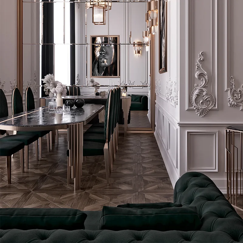 Tufted velvet half round curved customized sitting furniture couches luxury living room sofas set