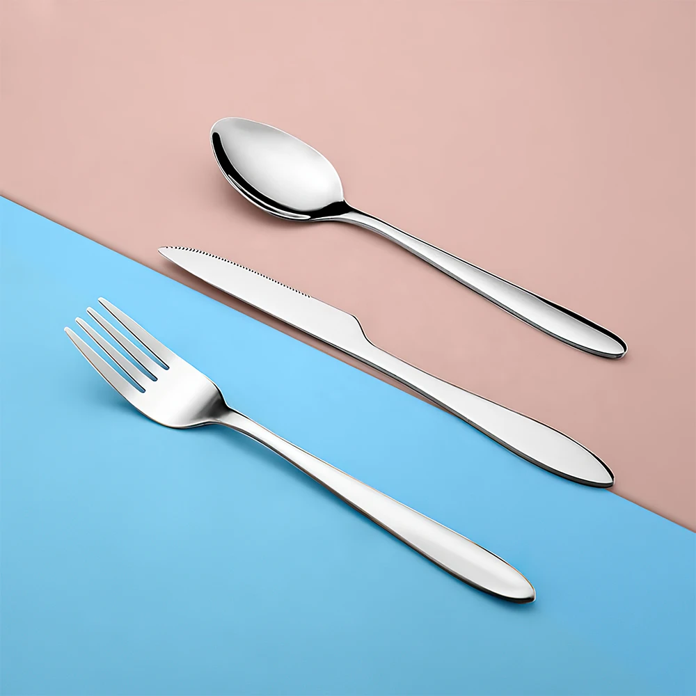  Travel Cutlery Set stainless steel spoon fork and chopsticks in a neoprene zip pouch comes with your