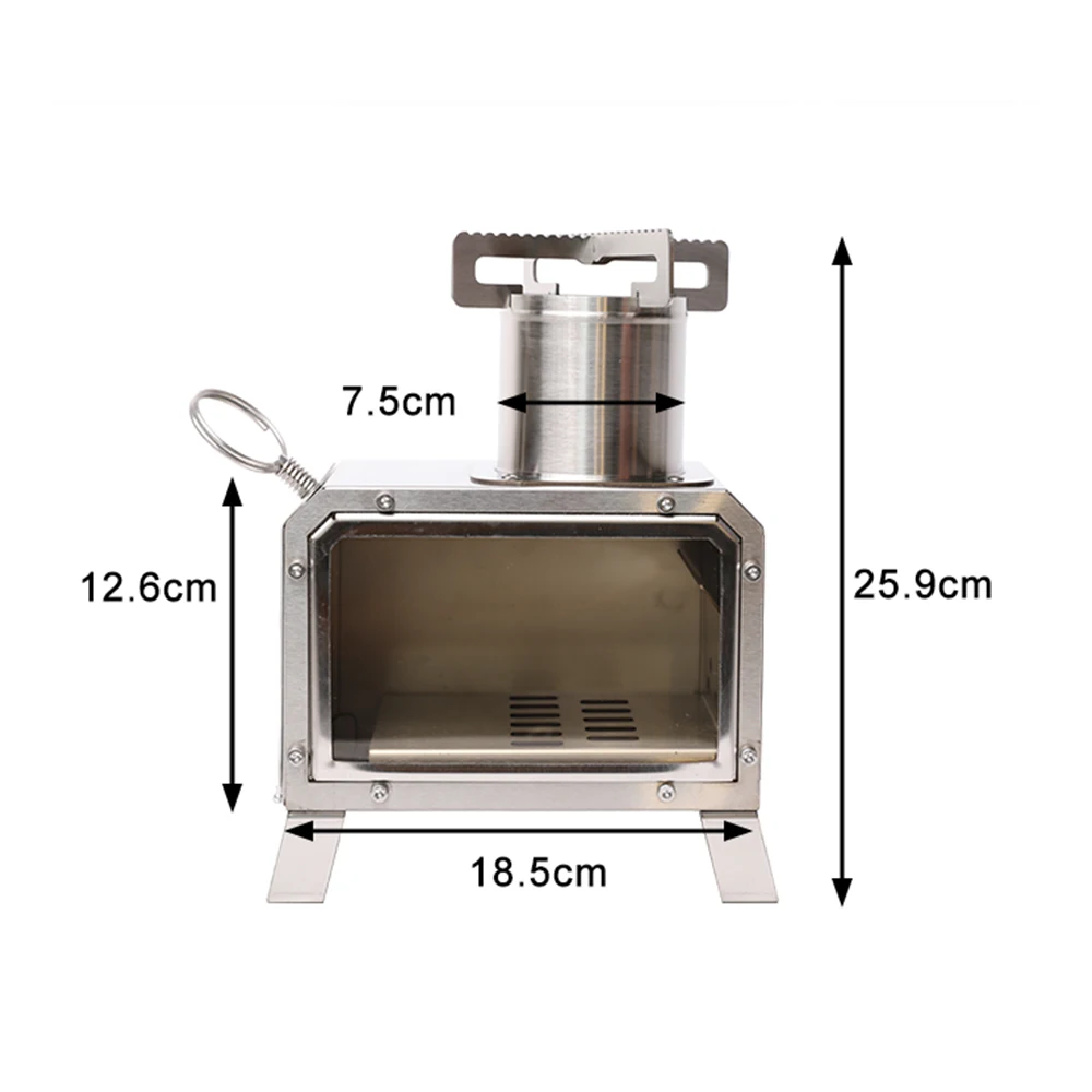 New Design Portable Multi Outdoor Home Camping Cookerpicnic wood fire stove Wood Burning Smokeless Stove