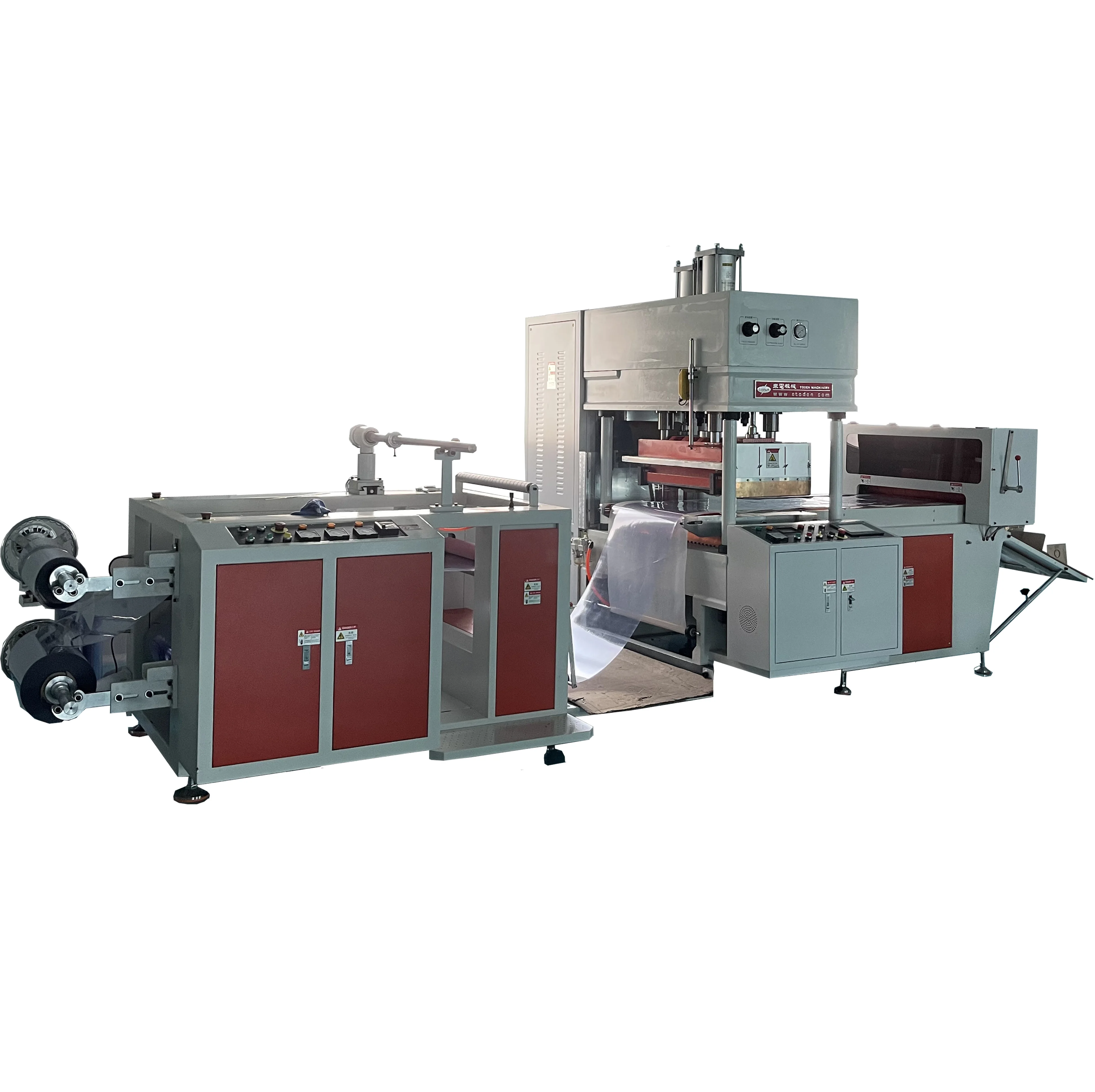 roll PET rigid film automatic die cut box soft line machine ,automatic soft line die cut machine ,toden die cut machine