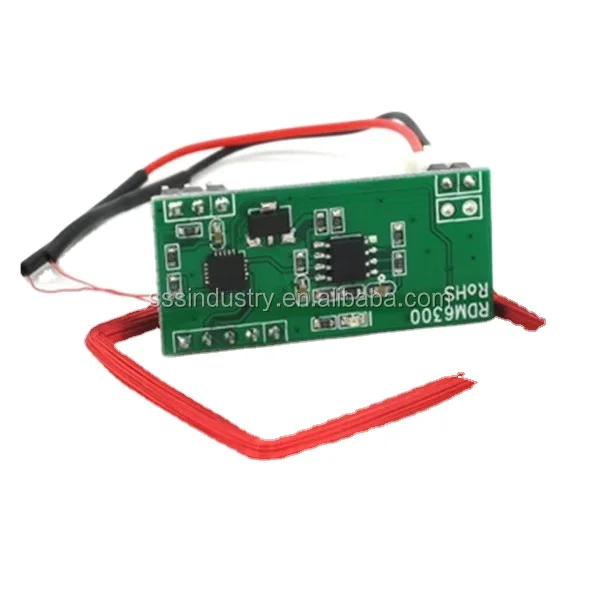 125KHZ RFID rdm6300 ID RF UART for Open Source Reset Button D13 LED 5cm card reader module