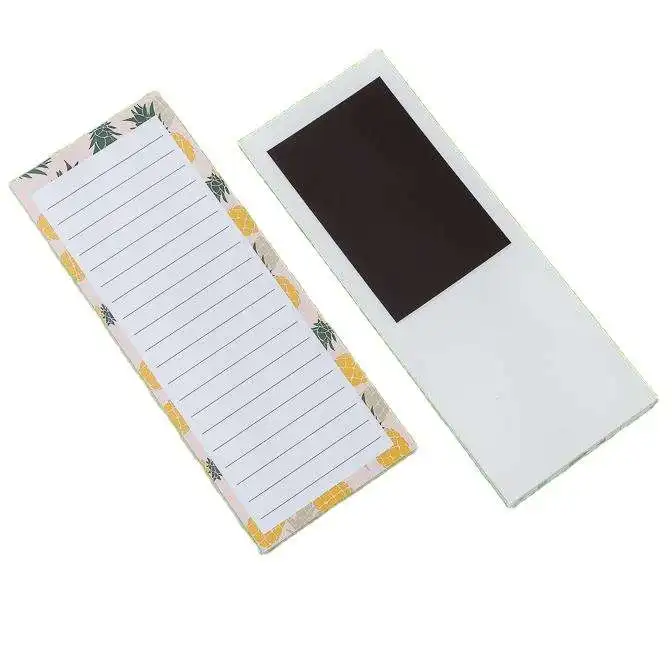 4pcs/set Customizable to Do List Pad Fridge Magnet with Sticky Memo Grocery Meal Planning Daily Stationary Notepad