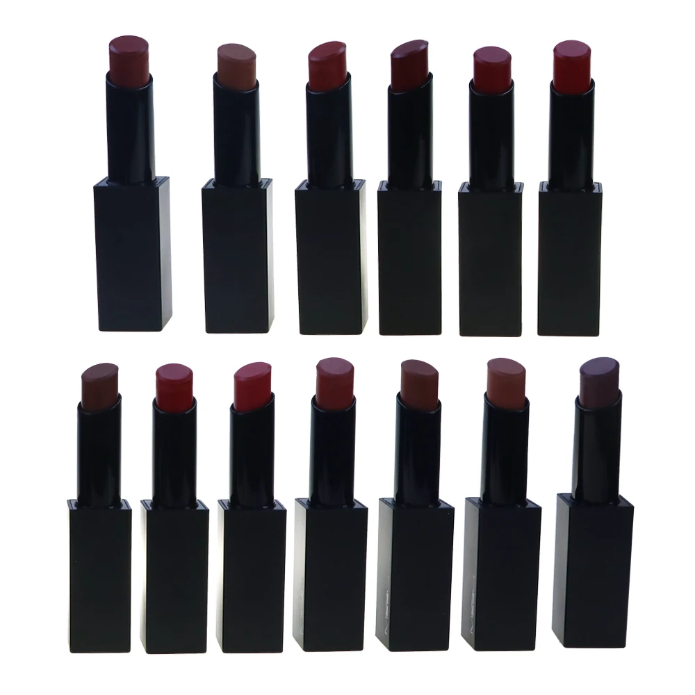 Professional  High Quality Beauty Makeup Matte Shimmer Satin Deep Moisturizing Non-sticky Elegant Longlasting Lipstick