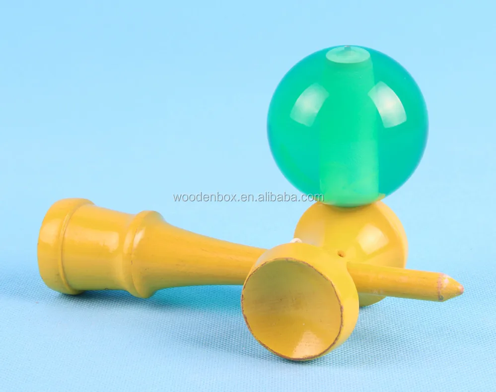 Acrylic Kendama Balls  With Beech Wood Material For Wholesale