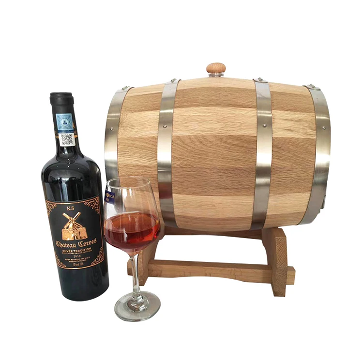 Wooden Barrel 3L 5L 10L 25L 30L 50L 100L 200L High Quality Oak Wood Barrel For Whiskey, Wine, Rom