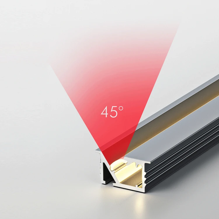 DC 12V Recessed Liner Lights 45 Degrees Shinning Furniture Light Under Cabinet Light