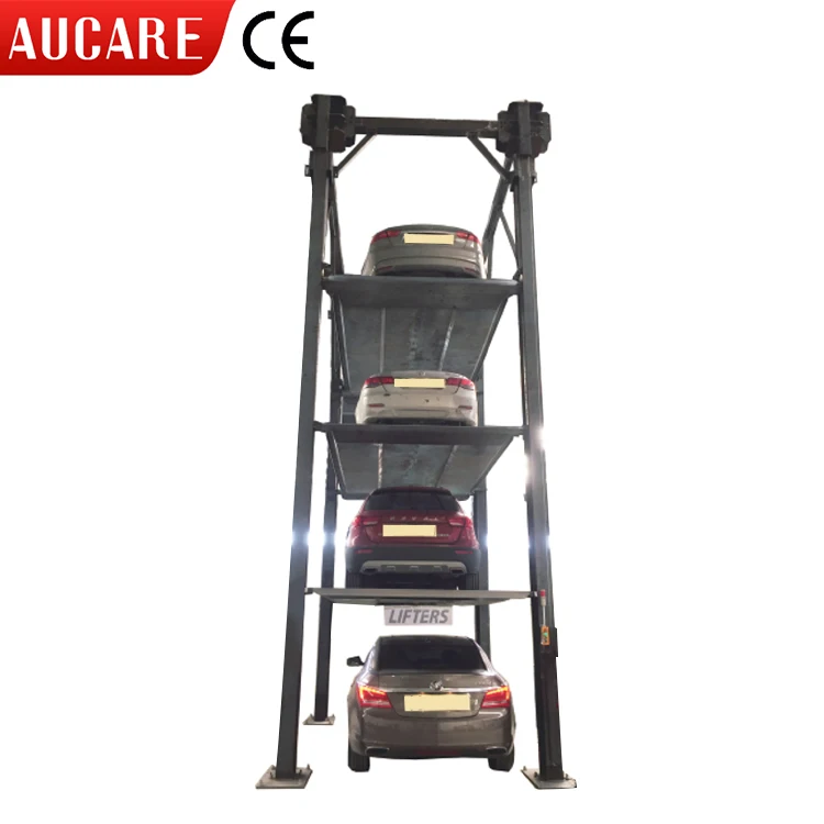 Simple Operation 4 Post Car Stacker Parking System