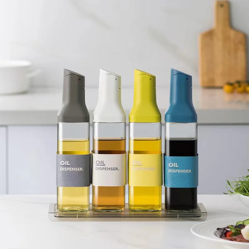 New products luxury 500ml Olive Oil dispenser Bottle Soy Sauce Vinegar Kitchen Mason jar