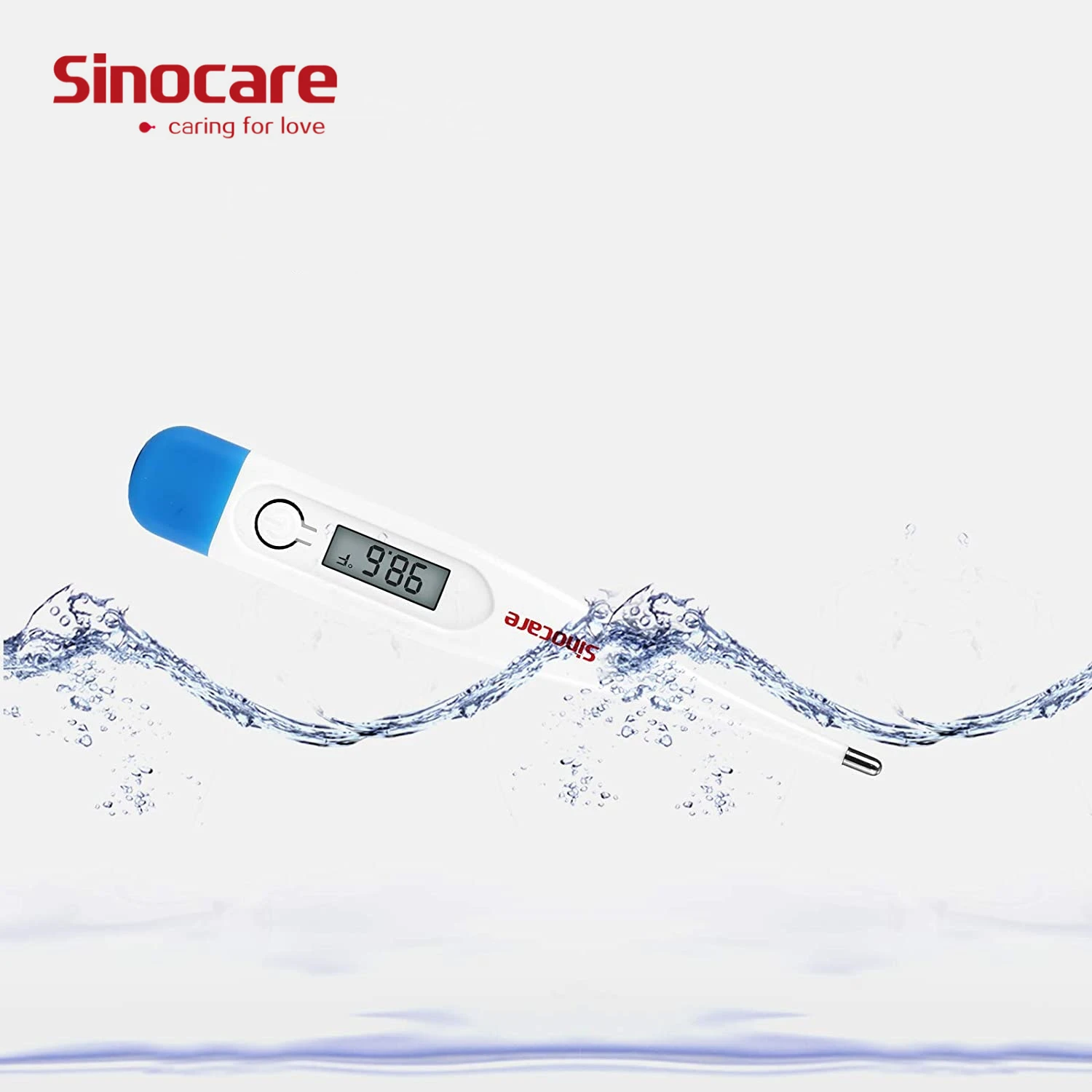 USA Warehouse Delivery Electronic Thermometer with LCD Screen Temperature Monitoring Apparatus for Baby Children Adults