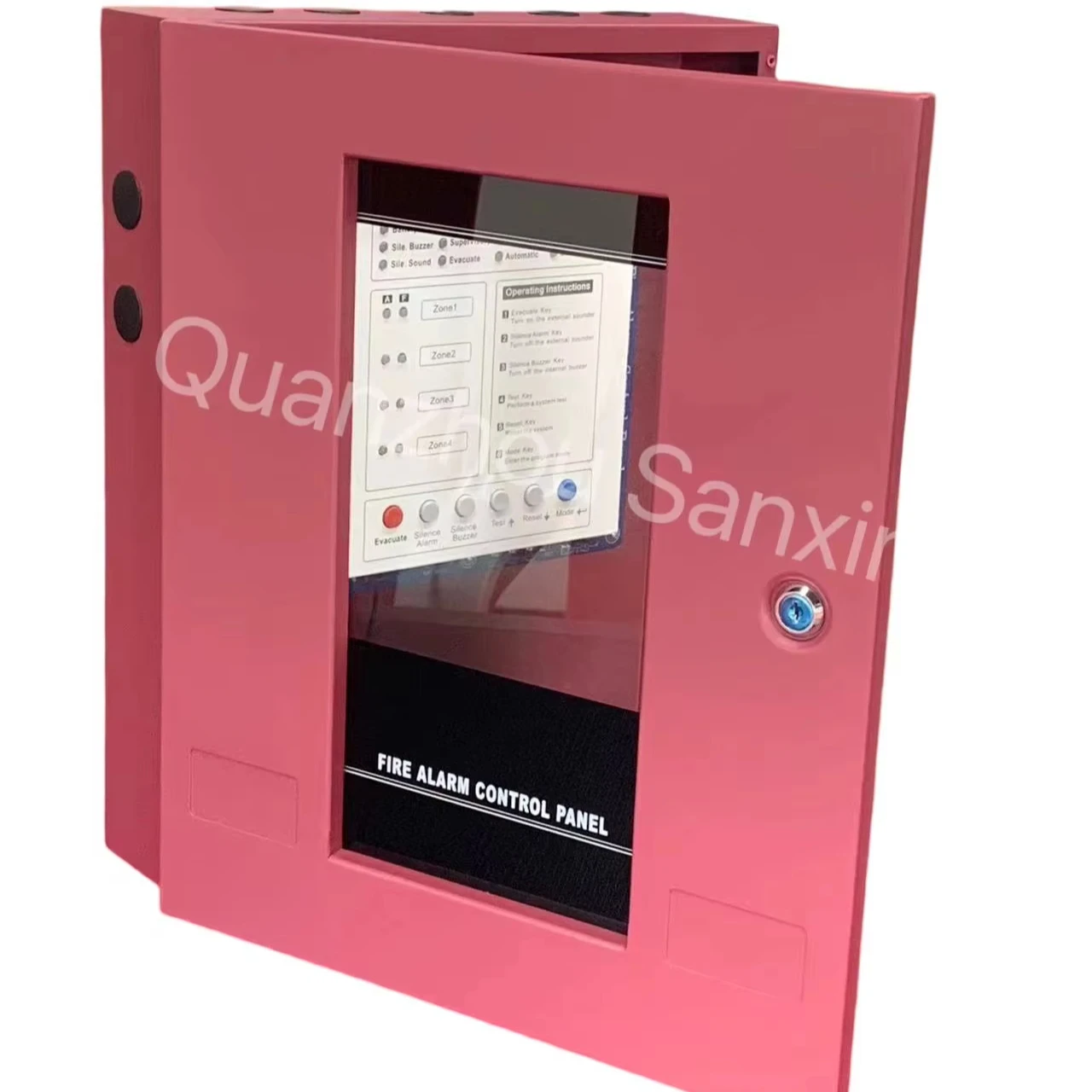 Factory 1-8 Loop Wireless Addressable Fire Detection & Alarm System Graphic Monitor Control Panel