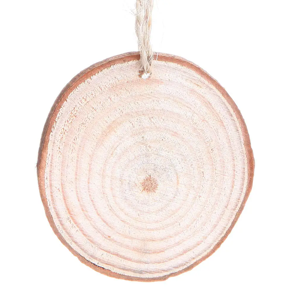 
Arts kids wall decor enterpiece hanging wholesale thin natural round pine birch unfinished tree wood slices for diy craft 