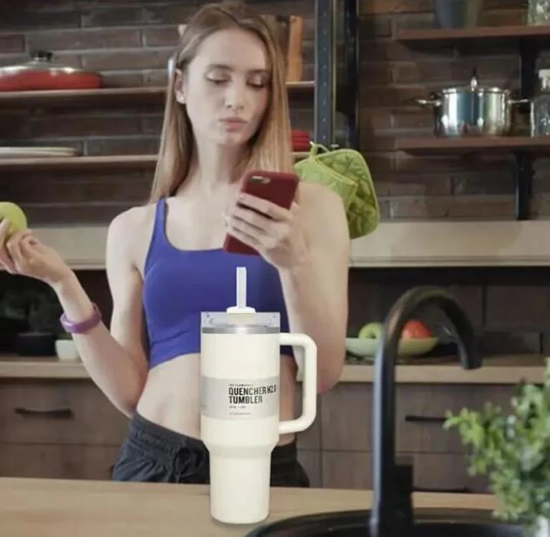 40oz H2.0 Stainless Steel Tumbler Cups 2nd Generation Car Mugs Vacuum Insulated Water Cup