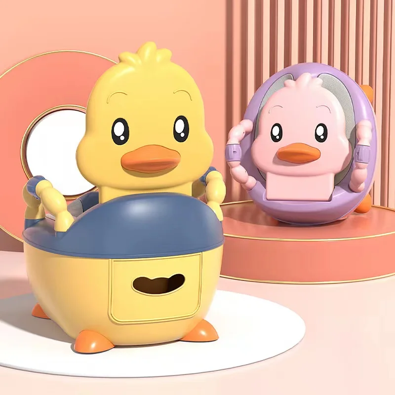Baby Toilet Trainer Potty Chair  Soft Cushion Boys and Girls  Cartoon Potty Training Toilet