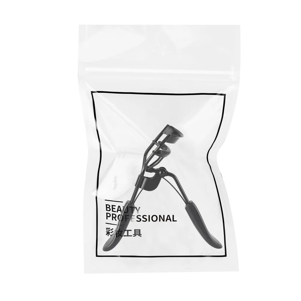 2024 Factory Private Label Plastic Handle Eyelash Tool Round Shaped Eyes Cosmetic Clip Natural False Lashes Eyelash Curler