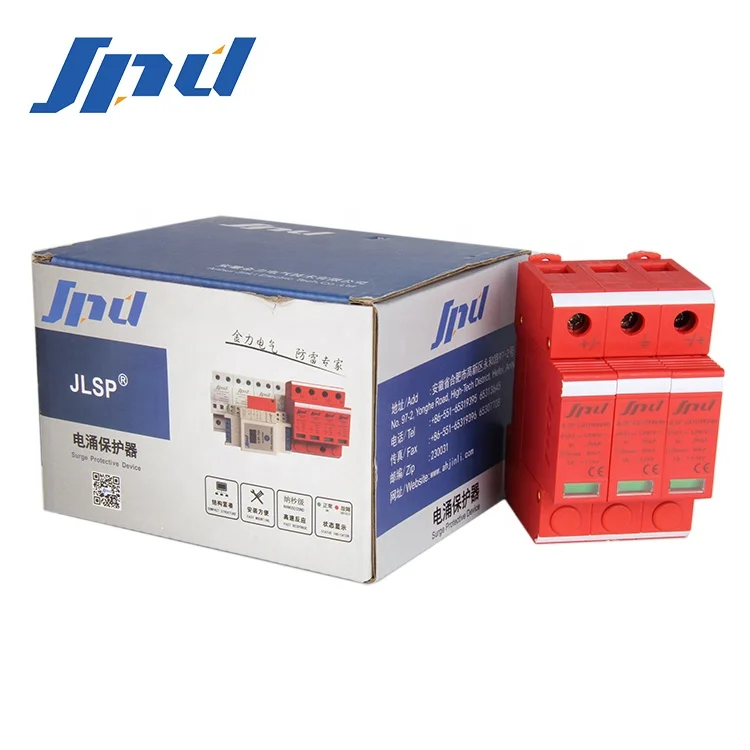JLSP-GD1000/40/3P Type 2 DC  lightning protection device solar spd
