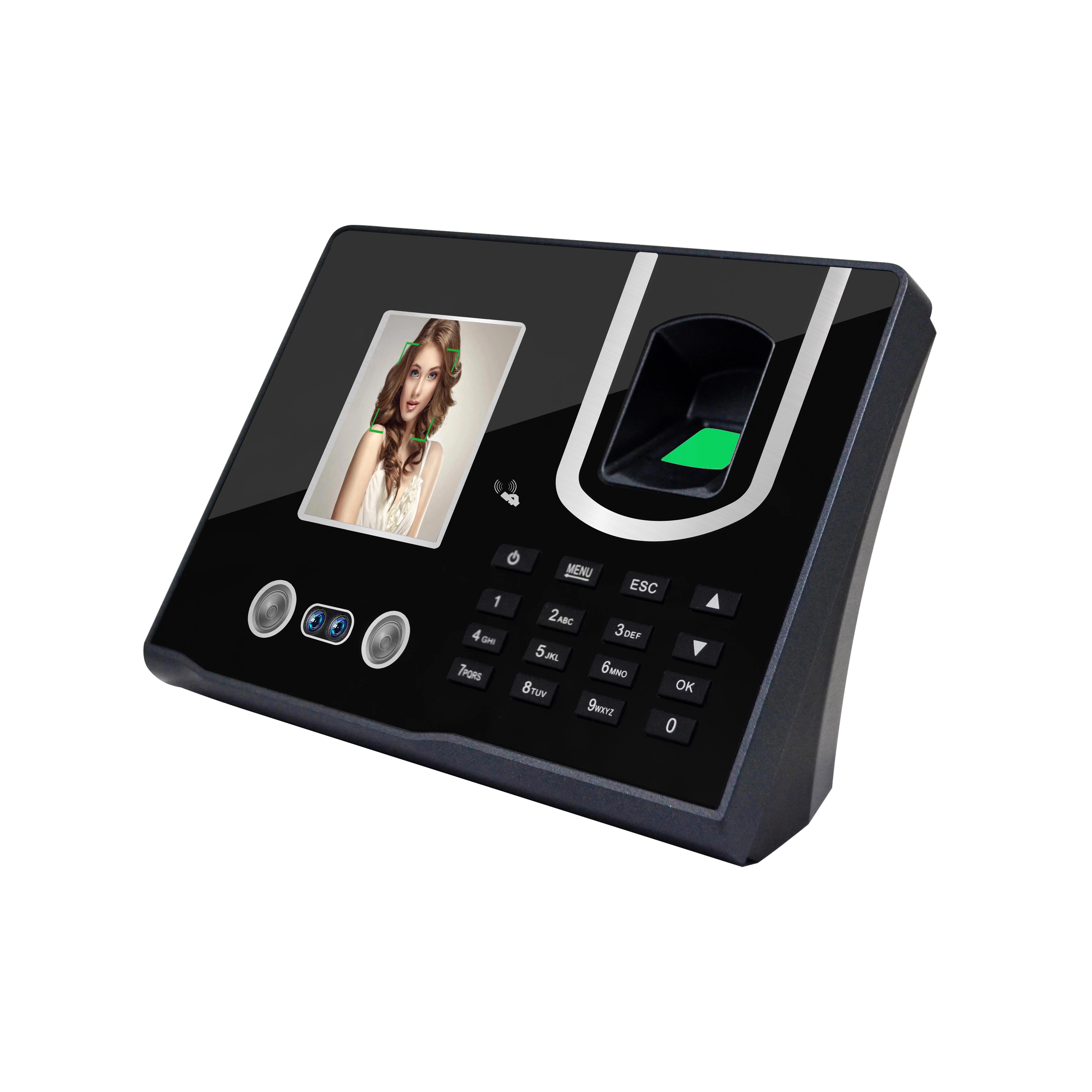 Wifi Web Time clock finger print attendance machine  clock in and out machine for employees