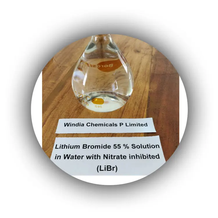 
Best Selling 55% Lithium Bromide with Nitrate Inhibited at Reliable Market Price 