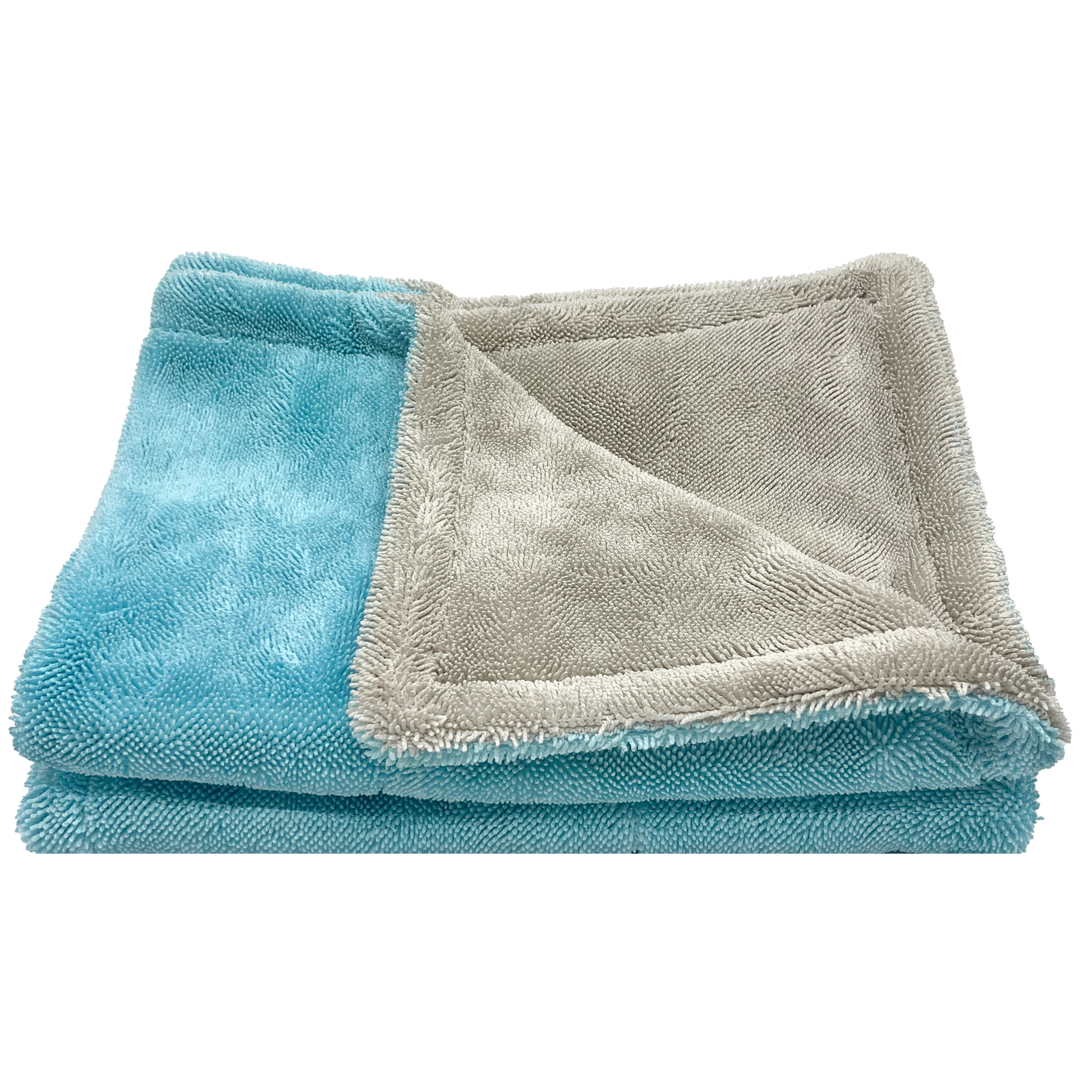 1200GSM High Quality Large-size Absorbent Towel Twisted Loop Car Cleaning Detailing Quick Dry Car Wash Towel