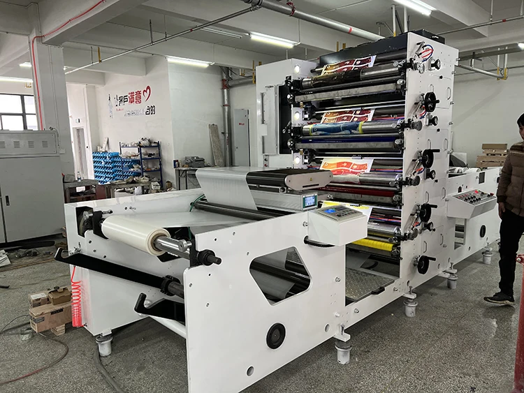 4 5 6 high speed paper flexo printer disposable paper cup plate flexo printing machine mini 850