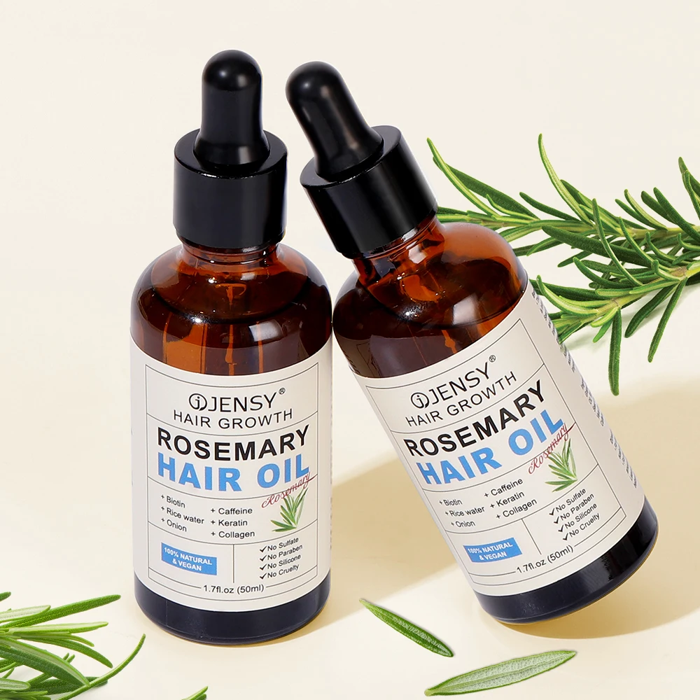 Частная Марка веганская питательная машинка для восстановления волос уход за кожей головы оптовая продажа эфирное масло розмарина сыворотка выпадения роста