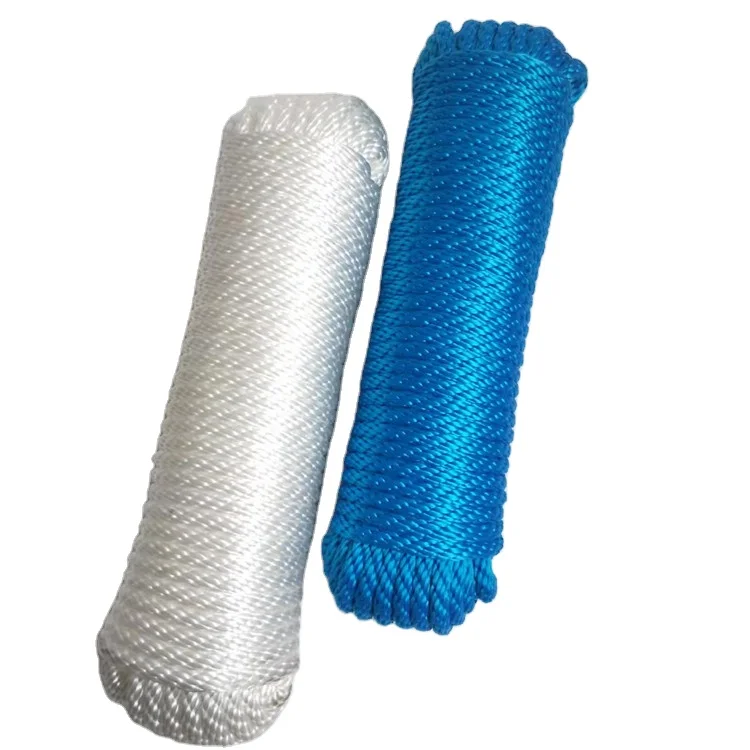 Company Manufacturing Garden Tools Rope 8mm Custom Polyethylene Cord Braided PP Solid Rope