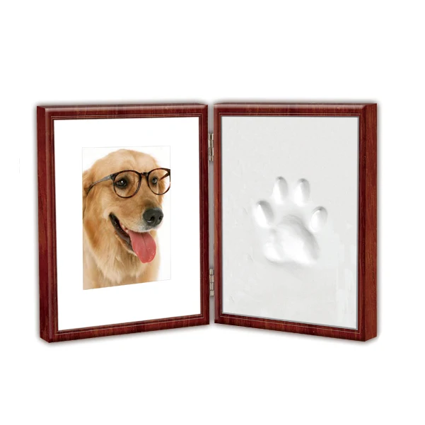  ПЭТ следы лап память настенная рамка Комплект Pet Мемориал фоторамка для