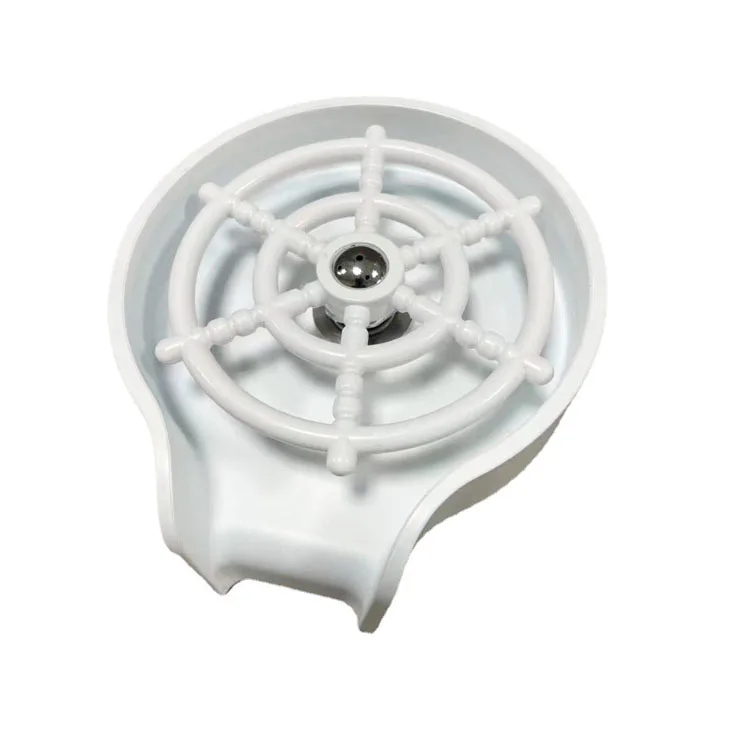 Wholesale Automatic Glass Cup Washer High Pressure Automatic Kitchen Sink Glass Cup Bottle Spin Quick Bar Glass Mug Rinser