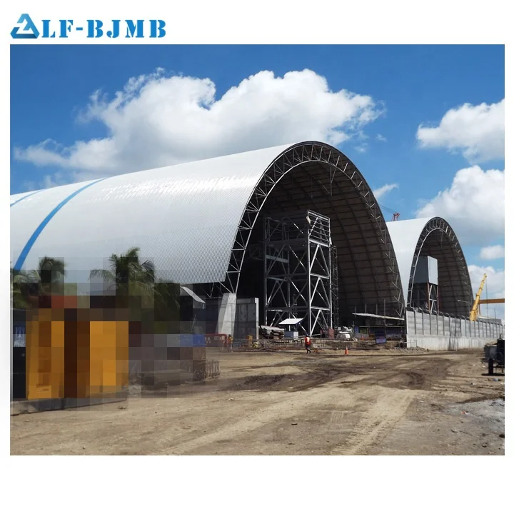 Низкозатратная легкая сталь Xuzhou LF индивидуальная стальная космическая рама сарай для хранения угля