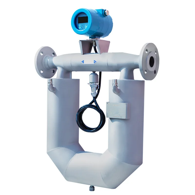 Measuring Device Water Gas Modbus HART Communication Coriolis Mass Flow Meter