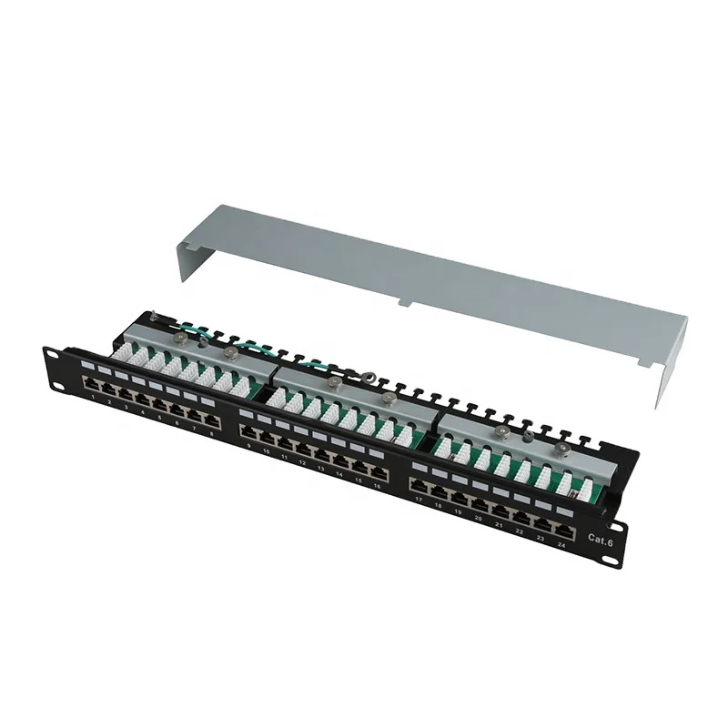 BOAO 24 порта патч-панель CAT5E CAT6 CAT6A UTP Сеть