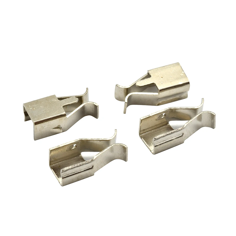 ISO customized stamping bass copper carbon steel small socket metal stamping metal clip parts