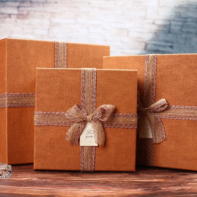 Shoes Gift Box Foldable With Lid / Container Packaging Ribbon Shredded paper