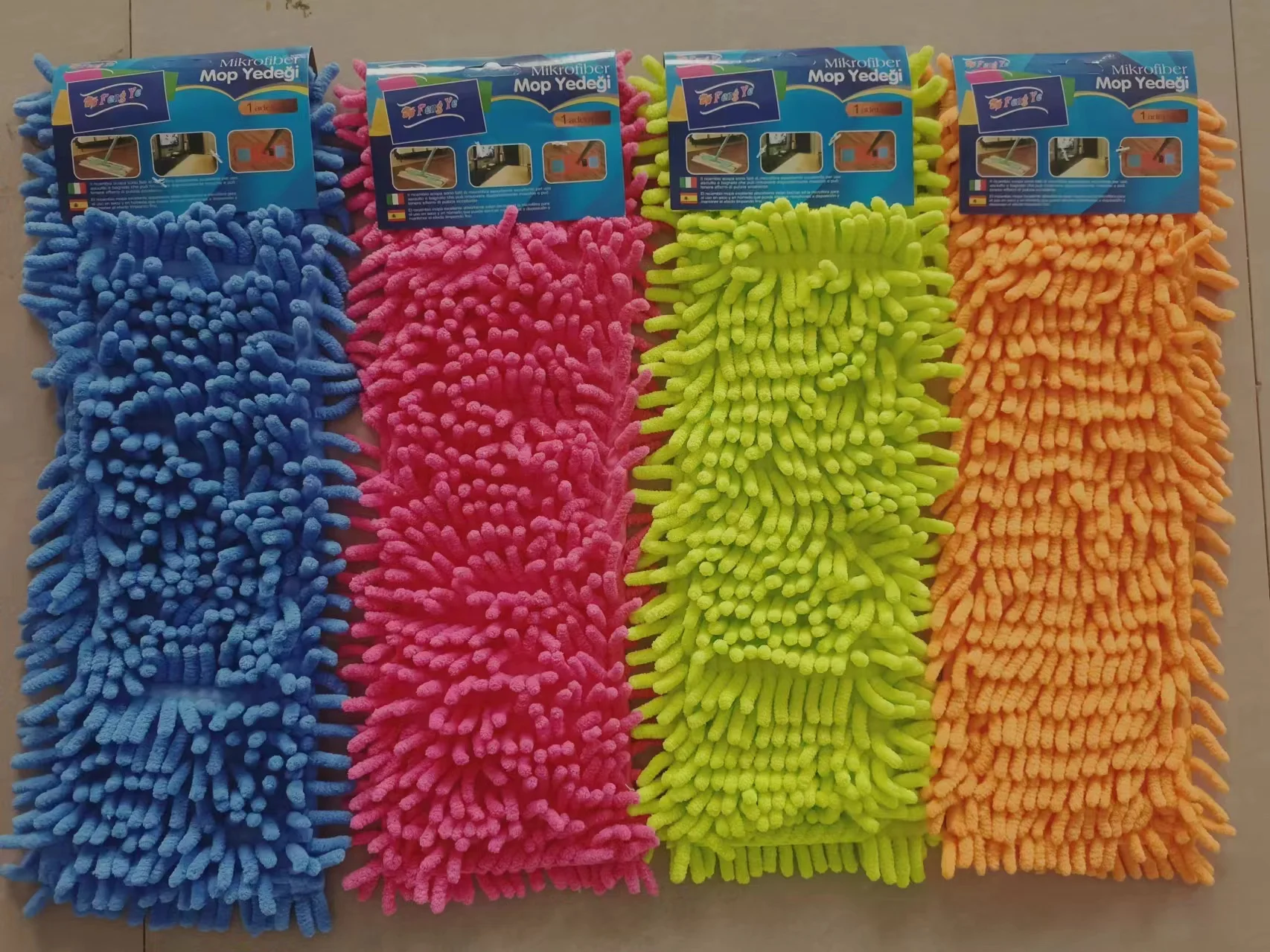 Household Microfiber Chenille flat mop head Replace cloth floor mop head 75 g/pcs 90 g/pc
