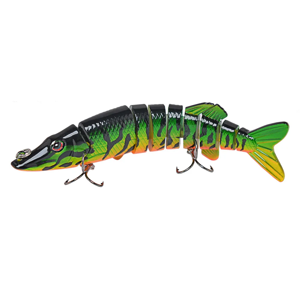Lure Multi-Section Fish Eight-Section 12.6 Cm20g6# Hook Bionic Hard Bait Multi-Color Lure
