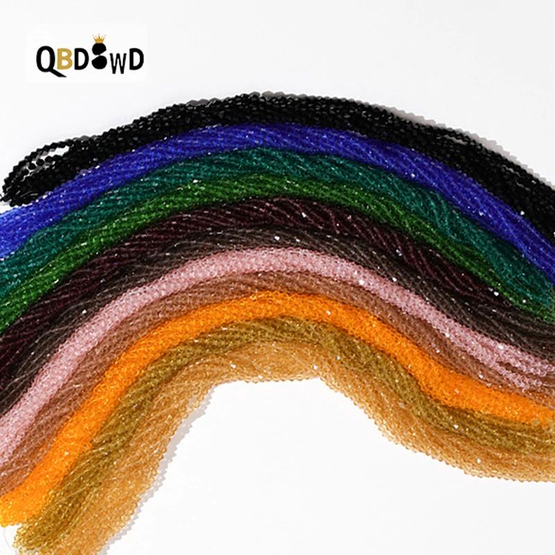 New 4 mm Faceted Crystal Beads Seed Beads Glass Beads for DIY Jewelry Making