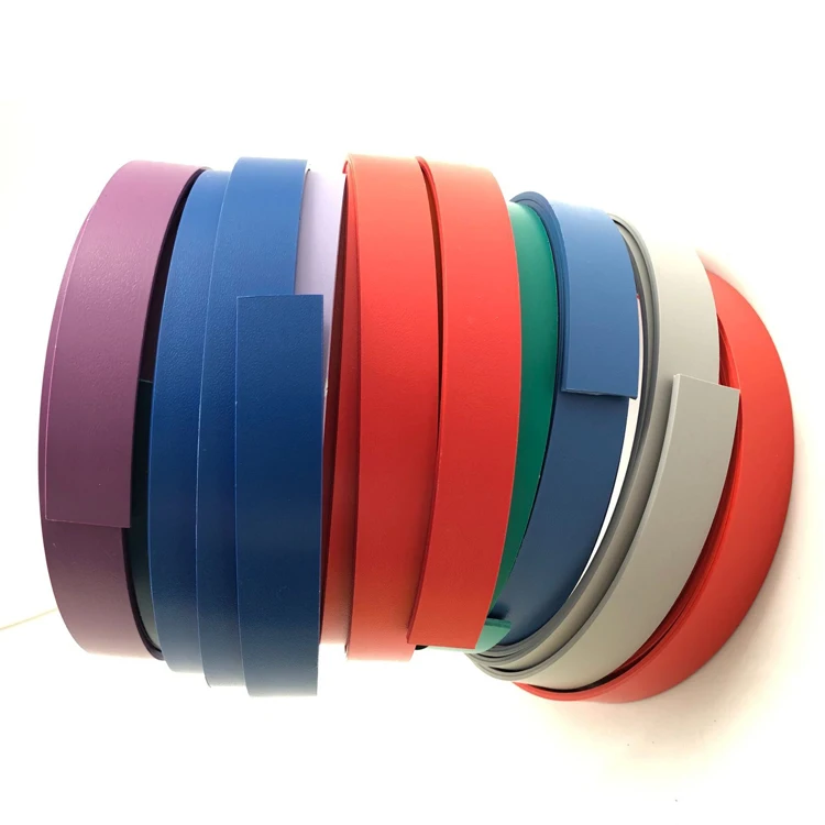 Customized Width ABS PVC Solid Color Edge Banding Low Price Plastic Furniture Decorative Strips Accessory