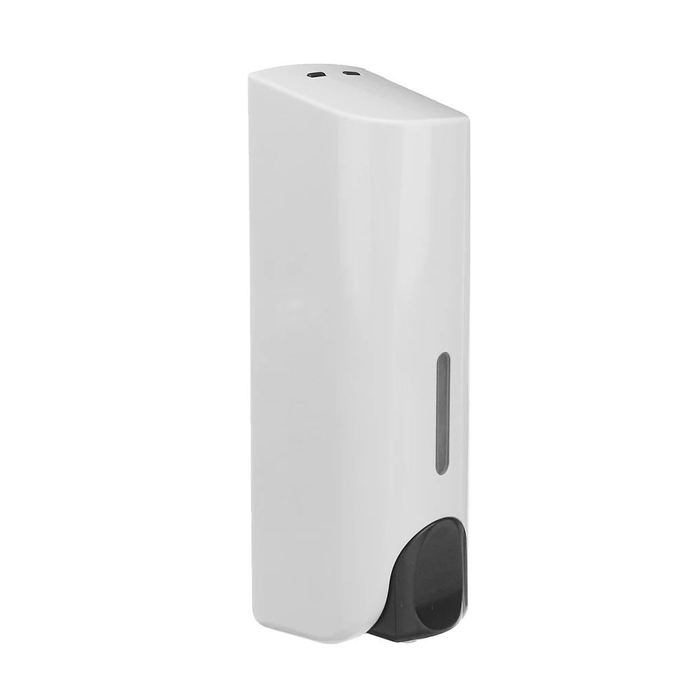 500ml Wall Mounted With Lock Abs Plastic Liquid Drop Manual Hand Soap Dispenser