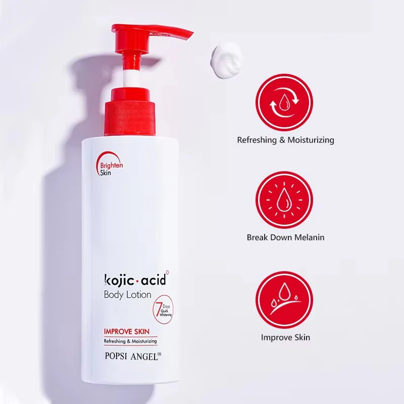 Whitening Body Lotion Kojic Acid Collagen Lightening Body Lotion Moisturizing Whitening Body Cream