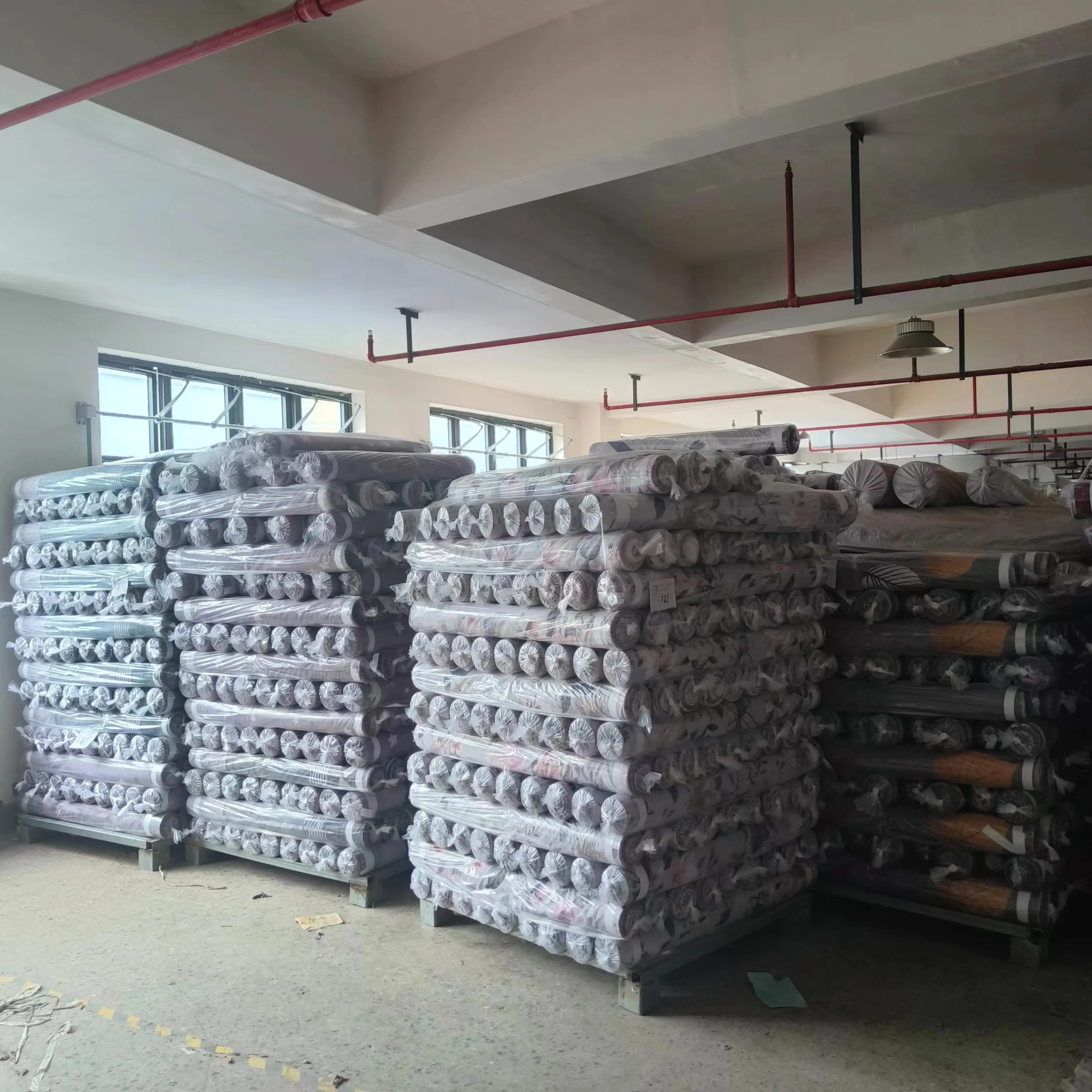 Changxing Texture 100%Polyester woven plain dyed Fabric Bed Sheet Home Textile fabric in rolls