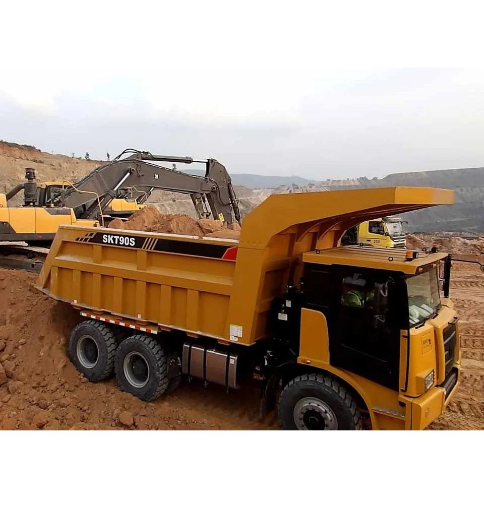 High Quality  60ton Mining Dump Truck 6*6 SKT90S for Sale