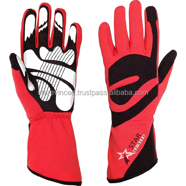 High Quality Super Grip Custom Kart Racing Gloves, Kart Racing Gloves In Best Material