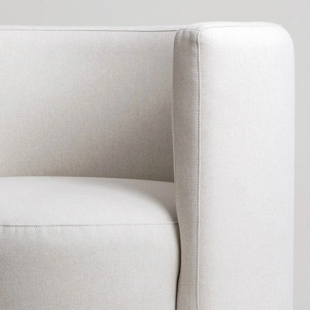 Nordic Teddy Chair Wool Fabric Fauteuil Luxury Modern White Living Room Furniture Single Seater Sofa Accent Lounge Armchairs