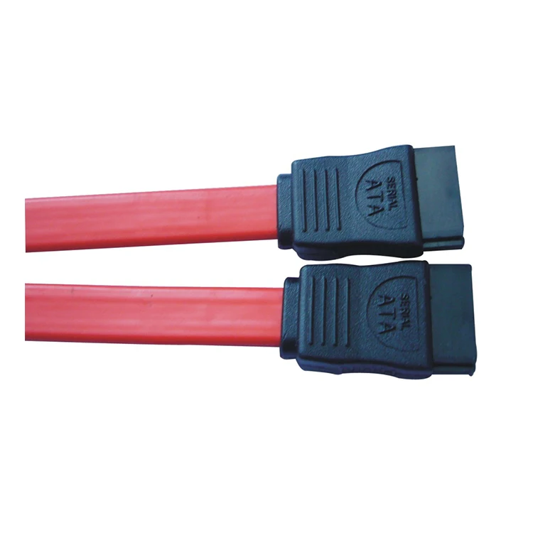 UL2725 28AWG Red SATA III 7P to 7PIN ATA Cable With Latch 180 to 180 Degree