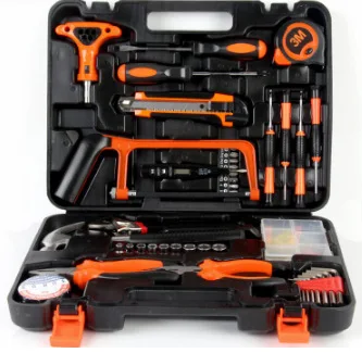 Home Toolbox Hardware Kit Protective Case Including Bits Combination Wrenches DIY Garden Applications OEM Customizable Box