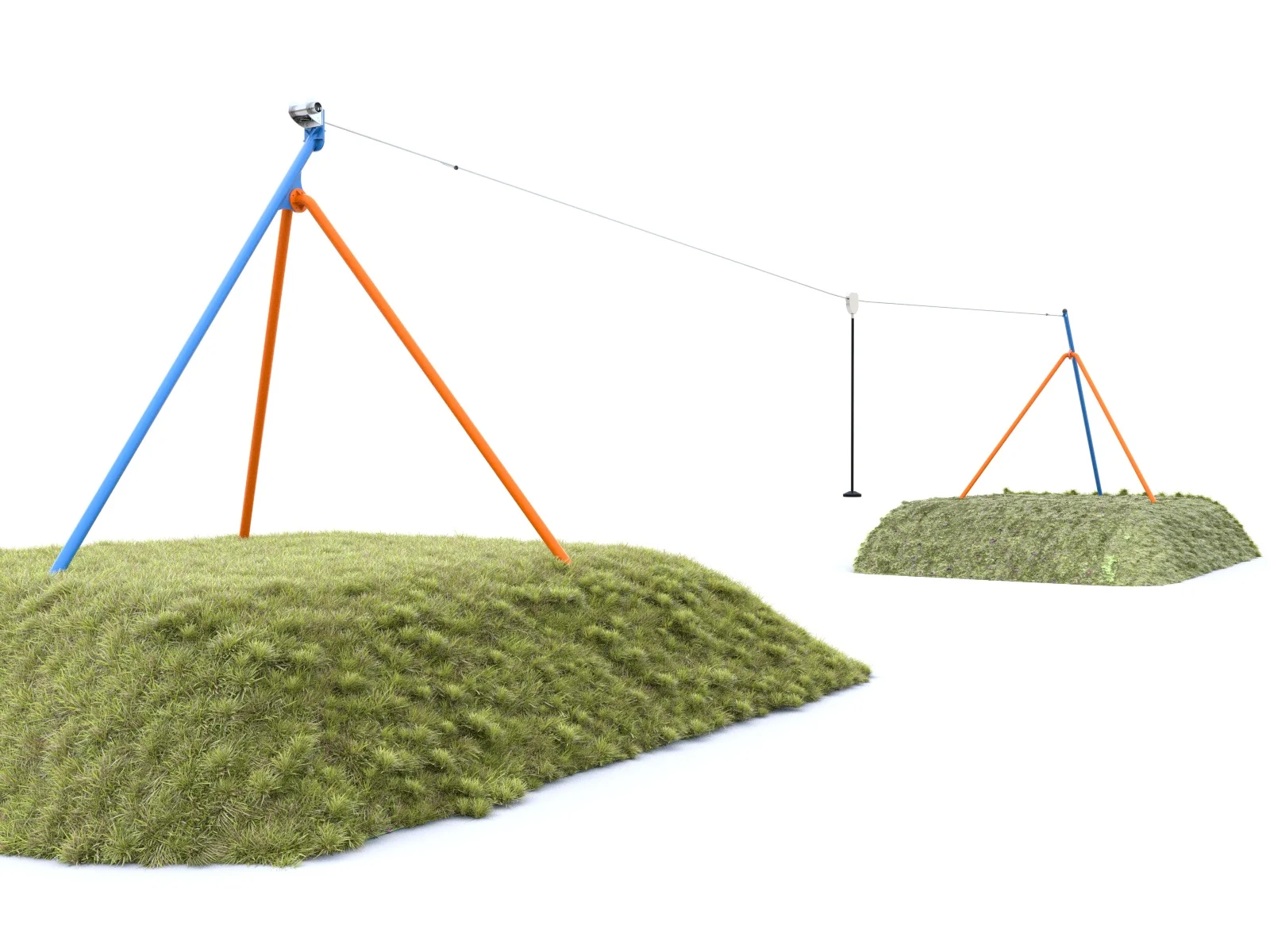 commercial play recreation equipment playground zip line amusement rides small house zip line playground for kids