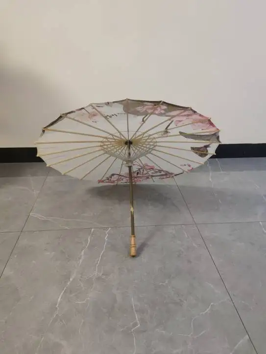 White paper umbrella wedding deco umbrella chinese oil paper umbrella
