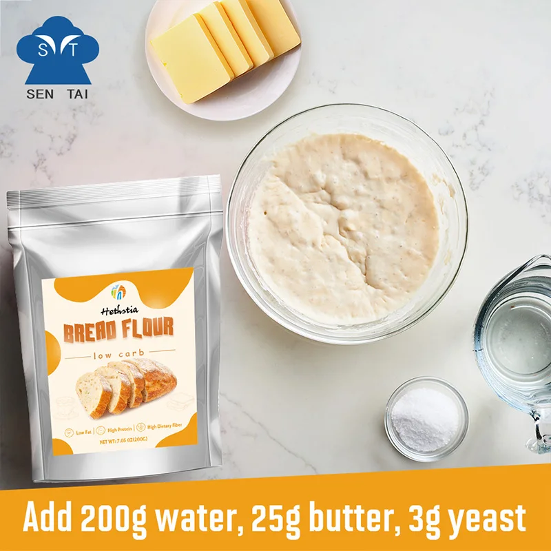 Zero Trans Fat High Protein Low Carb Low Fat Low Calorie Low Surgar Bread Flour